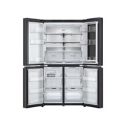 LG  Холодильник LG GC-V24FGGHB | Многодверный | Объем 721 л | Глиняно-коричневый - бежевый, Холодильник GC-V24FGGHB двери открыты, пустые полки, GC-V24FGGHB, thumbnail 8