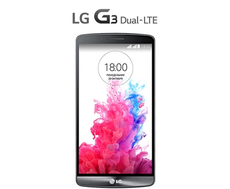 LG Уникальный дизайн, дисплей Quad HD 5,46”, 4-ядерный процессор 2,5 ГГц, D856