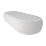 LG Саундбар LG QP5W, A side view of a soundbar and a subwoofer placed in a white office, QP5W, thumbnail 6