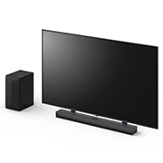 LG Саундбар LG Soundbar для телевизора LG S70TY | 3.1.1 канала, Вид спереди на звуковую панель LG Soundbar S70TY и сабвуфер, S70TY, thumbnail 12