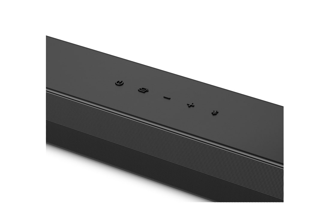 LG Саундбар LG Soundbar S40T | 2.1 канала | Bluetooth | AI Sound Pro, Вид сверху под углом на центральную часть звуковой панели LG Soundbar S40T, S40T, thumbnail 5