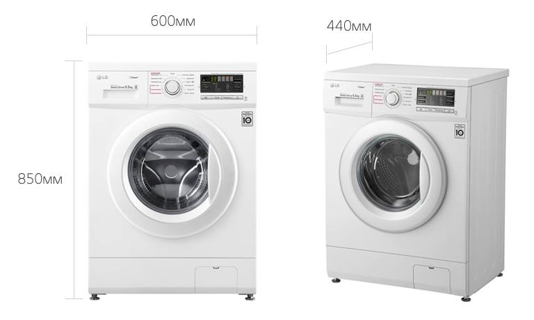 Фронтальная стиральная машина lg f1096mds0 aquastop 2м