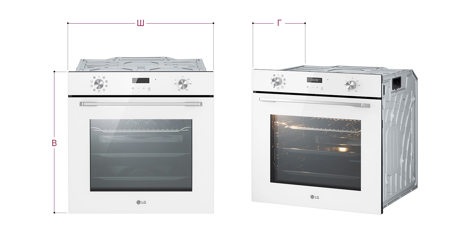 Встраиваемый духовой шкаф LG WSEZM7213W1: характеристики, обзоры, где ...