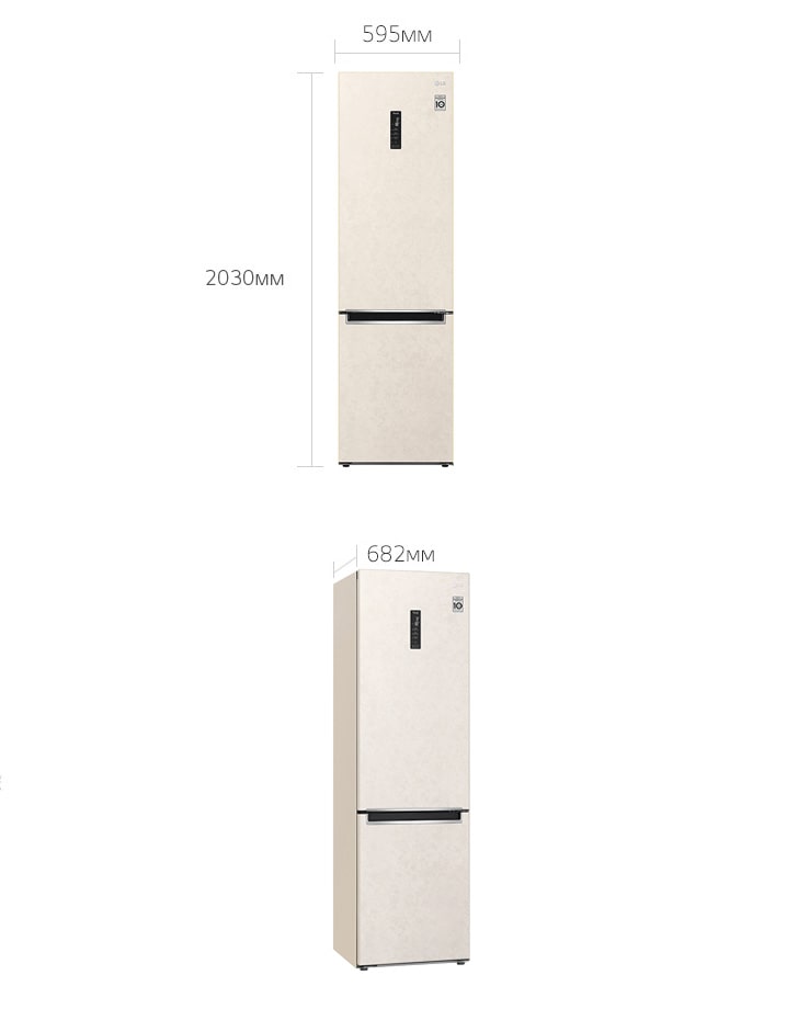 Холодильник LG GA-B509MEQM с технологией DoorCooling | LG RU