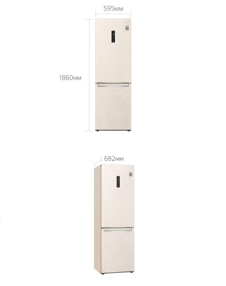 Холодильник LG GC-B459SEUM с технологией DoorCooling | LG RU