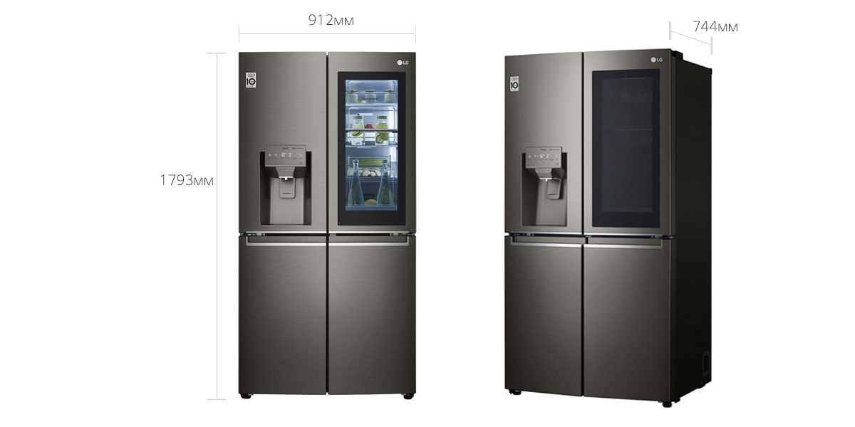 LG 686Litres Refrigerator French Door GRX24FMKBL