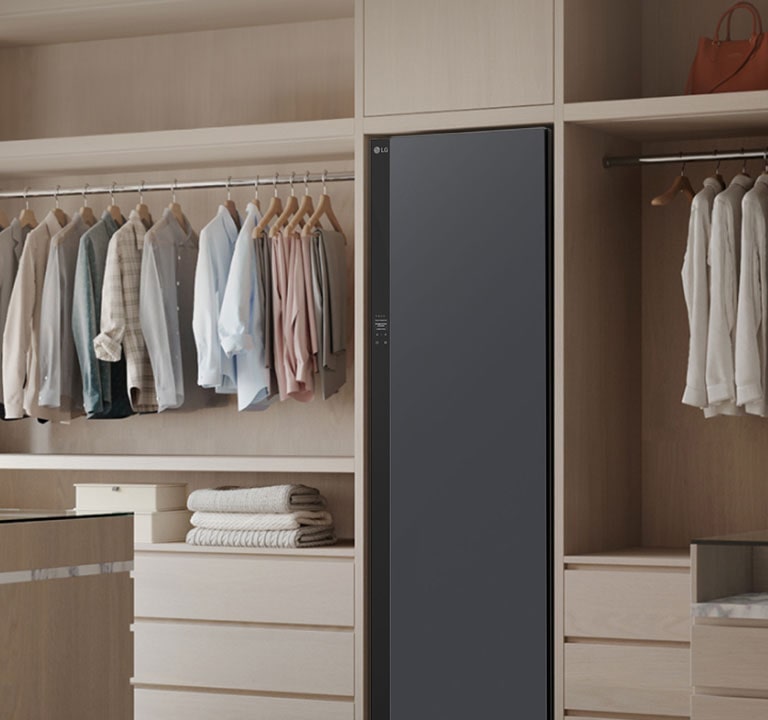 LG Styler в гардеробной.