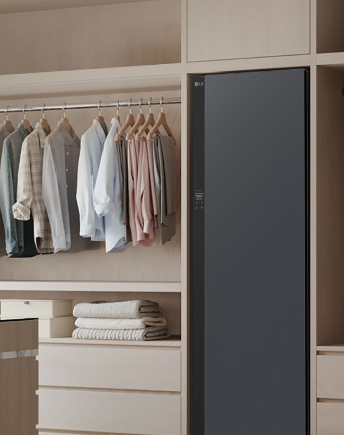 LG Styler в гардеробной.