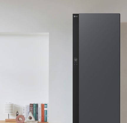 LG Styler в гостиной.