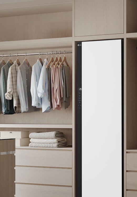 LG Styler в гардеробной.