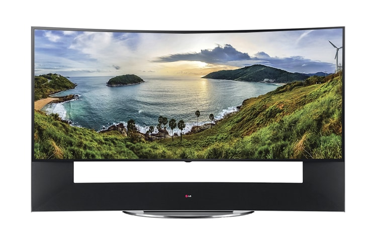 LG Премиальный ULTRA HD 5K телевизор с уникальным гигантским (105'') экраном и 7.2-канальной (150ВТ) звуковой системой. Оснащен технологиями CINEMA 3D и SMART TV на базе WebOS, 105UC9, thumbnail 1
