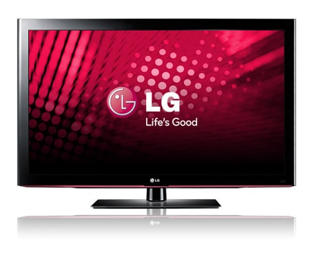 LG Full HD ЖК телевизор со скрытыми динамиками, технологией Clear Voice II и возможностью просмотра видео через USB 2.0, 32LD555