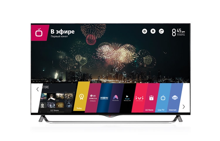 LG Показывает оригинальный 4К-контент с USB, масштабирует и обрабатывает Full HD видео до максимального качества., 49UB850V, thumbnail 1