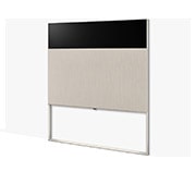 LG Телевизор LG 65ART90E6QA 65'' OLED Objet Collection Easel, Вид спереди на телевизор Easel в линейном режиме, с легким поворотом влево, заподлицо со стеной., 65ART90E6QA, thumbnail 6