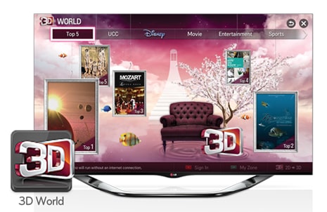 LG 47 inch CINEMA 3D Smart TV LA645V | LG Россия