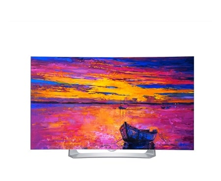 LG Изогнутый OLED телевизор. Оснащен CINEMA 3D и webOS 2.0, 55EG910V