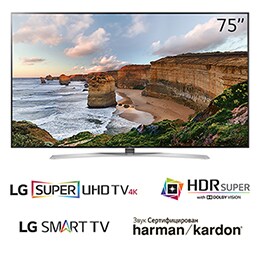 Телевизор LG 75UH855V2