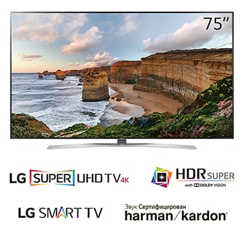 Телевизор LG 75UH855V1