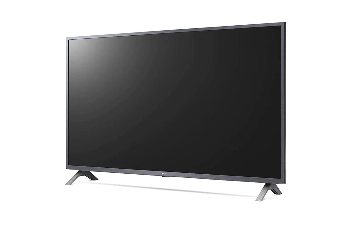 LG UN73 50'' 4K Smart UHD TV, вид сбоку под углом 30 градусов, 50UN73506LB, thumbnail 3