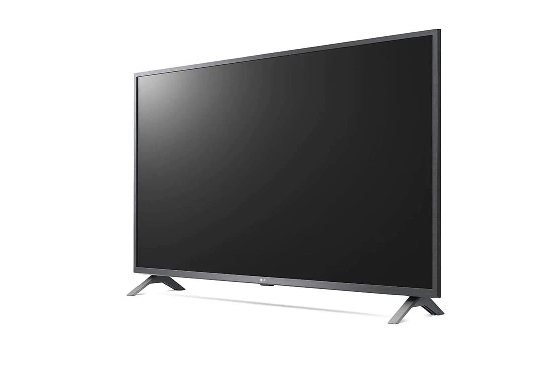 LG UN73 50'' 4K Smart UHD TV, вид сбоку под углом 60 градусов, 50UN73506LB, thumbnail 4
