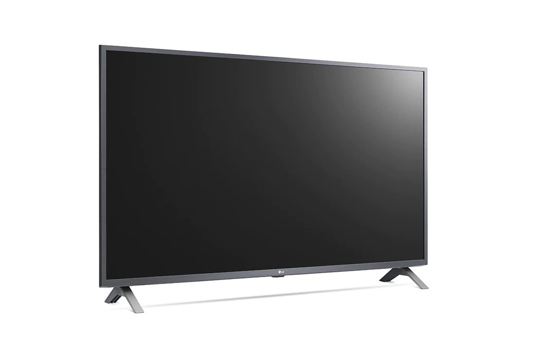 LG UN73 50'' 4K Smart UHD TV, вид сбоку под углом 30 градусов, 50UN73506LB, thumbnail 7