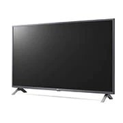 LG UN73 50'' 4K Smart UHD TV, вид сбоку под углом 30 градусов, 50UN73506LB, thumbnail 3