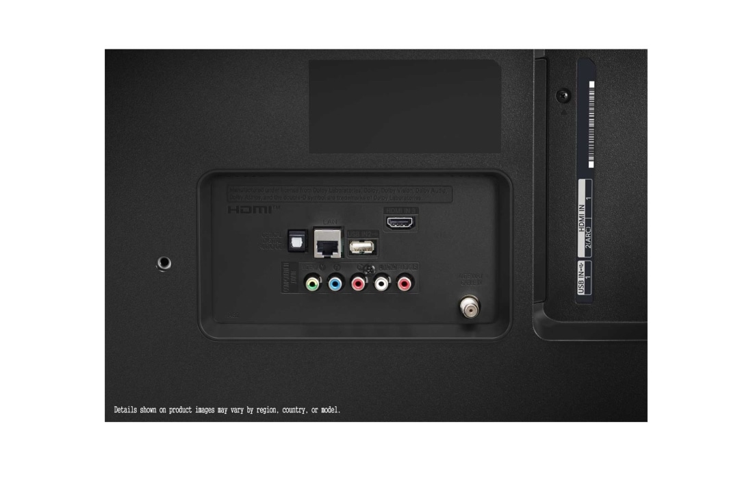LG UHD телевизор LG 65'', вид панели вблизи , 65UN73006LA, thumbnail 13