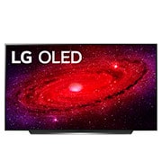 LG 4K Smart OLED телевизор 77'' LG CX OLED77CXRLA, вид спереди с изображением на экране, OLED77CXRLA, thumbnail 1