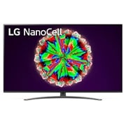 LG NanoCell 4K телевизор LG 55'', вид спереди с изображением на экране, 55NANO816NA, thumbnail 1