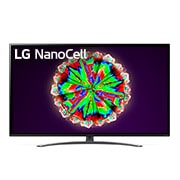 LG NanoCell 4K телевизор LG 65'', вид спереди с изображением на экране, 65NANO816NA, thumbnail 1