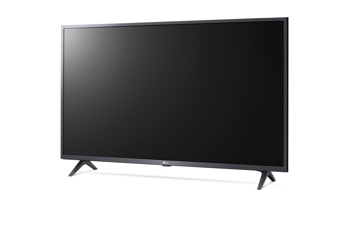 LG 4K Ultra HD телевизор LG 43'', вид сбоку под углом 30 градусов, 43UN73506LD, thumbnail 3