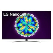 LG NanoCell 4K телевизор LG 49'' LG 49NANO866NA, Вид спереди с заставкой на экране, 49NANO866NA, thumbnail 1