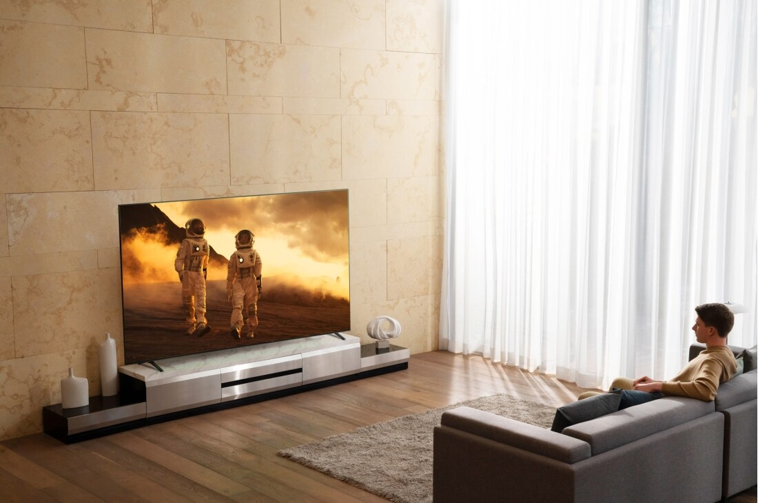 LG NanoCell 4K телевизор LG 55'', Люди смотрят телевизор, 55NANO916NA, thumbnail 15