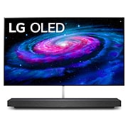 LG OLED телевизор 65'' LG OLED65WX9LA, вид спереди с изображением на экране, OLED65WX9LA, thumbnail 1
