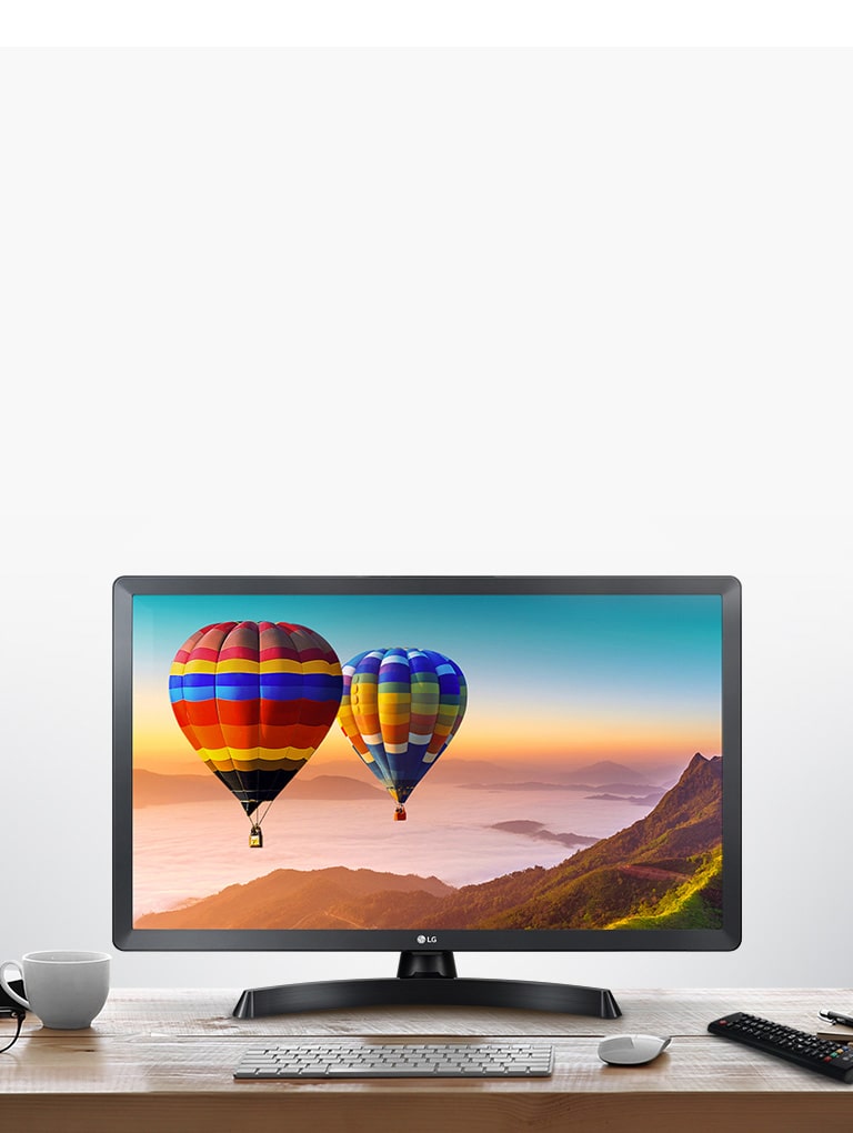 Наслаждайтесь одновременно и телевизором и монитором со светодиодным монитором LG LED