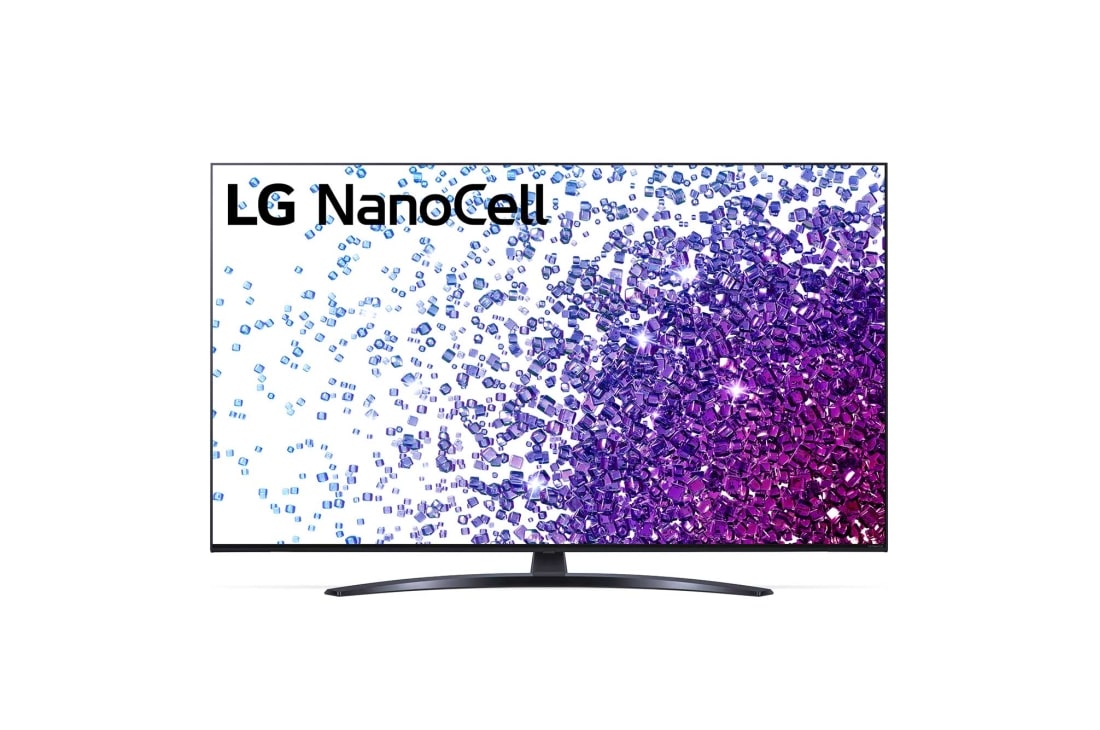 LG 4K NanoCell телевизор LG 65'', Вид телевизора LG NanoCell спереди, 65NANO766PA