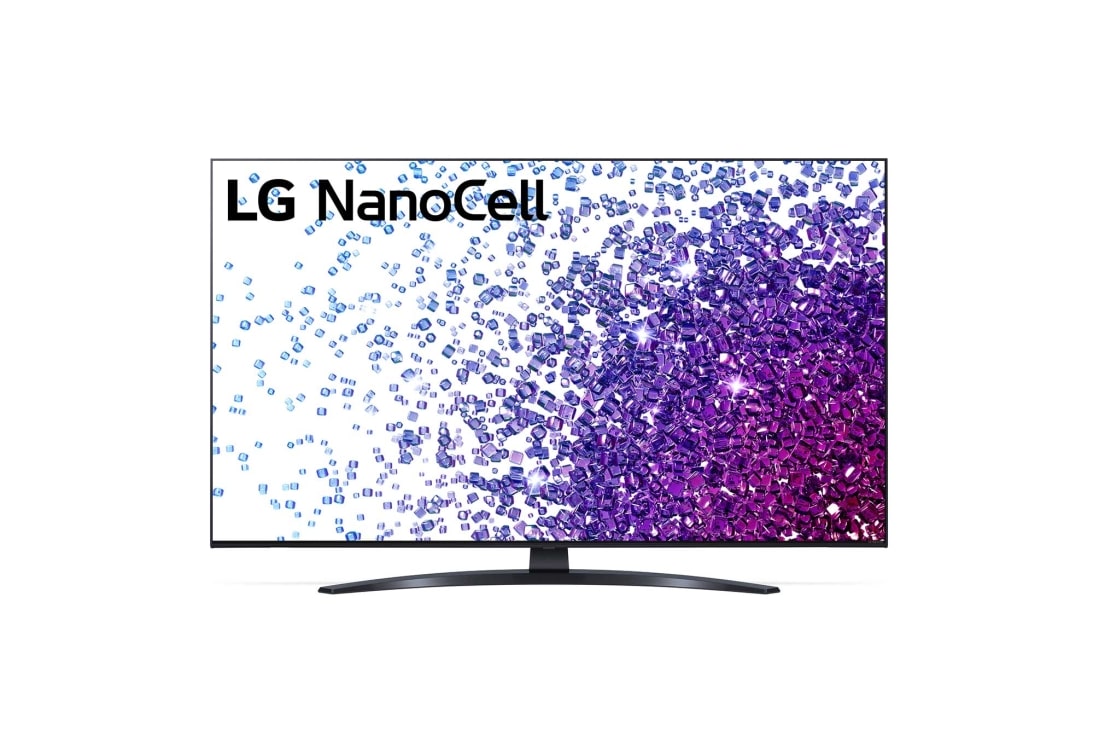 LG 4K NanoCell телевизор LG 50'', Вид телевизора LG NanoCell спереди, 50NANO766PA