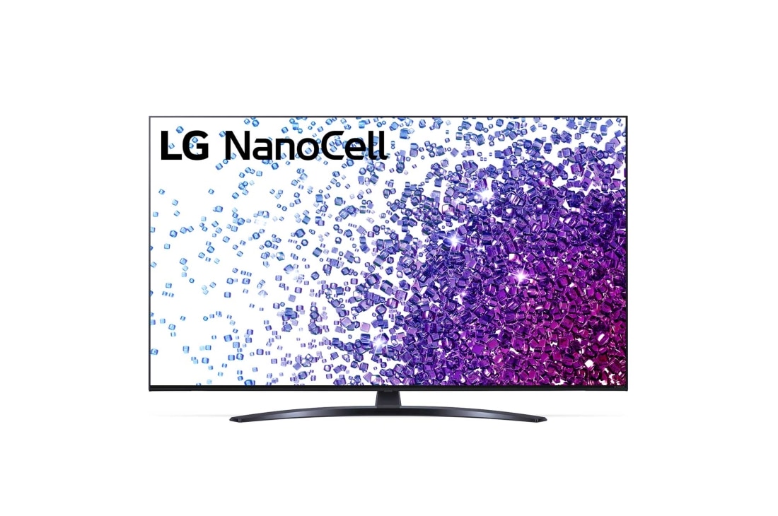 LG 4K NanoCell телевизор LG 55'', Вид телевизора LG NanoCell спереди, 55NANO766PA