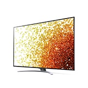 LG 4K NanoCell телевизор 55'' LG 55NANO926PB, вид под углом 30 градусов с изображением на экране, 55NANO926PB, thumbnail 3