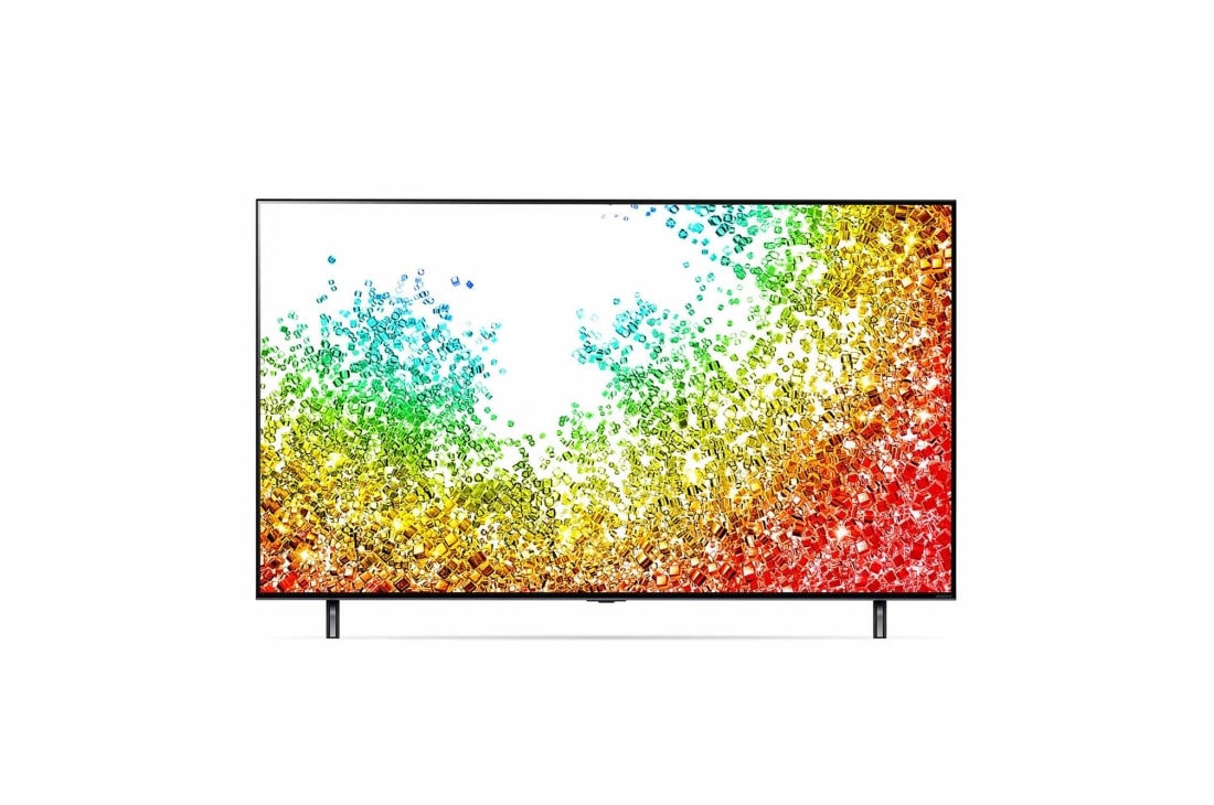 LG 8K NanoCell телевизор 55'' LG 55NANO956PA, вид спереди с изображением на экране, 55NANO956PA, thumbnail 2
