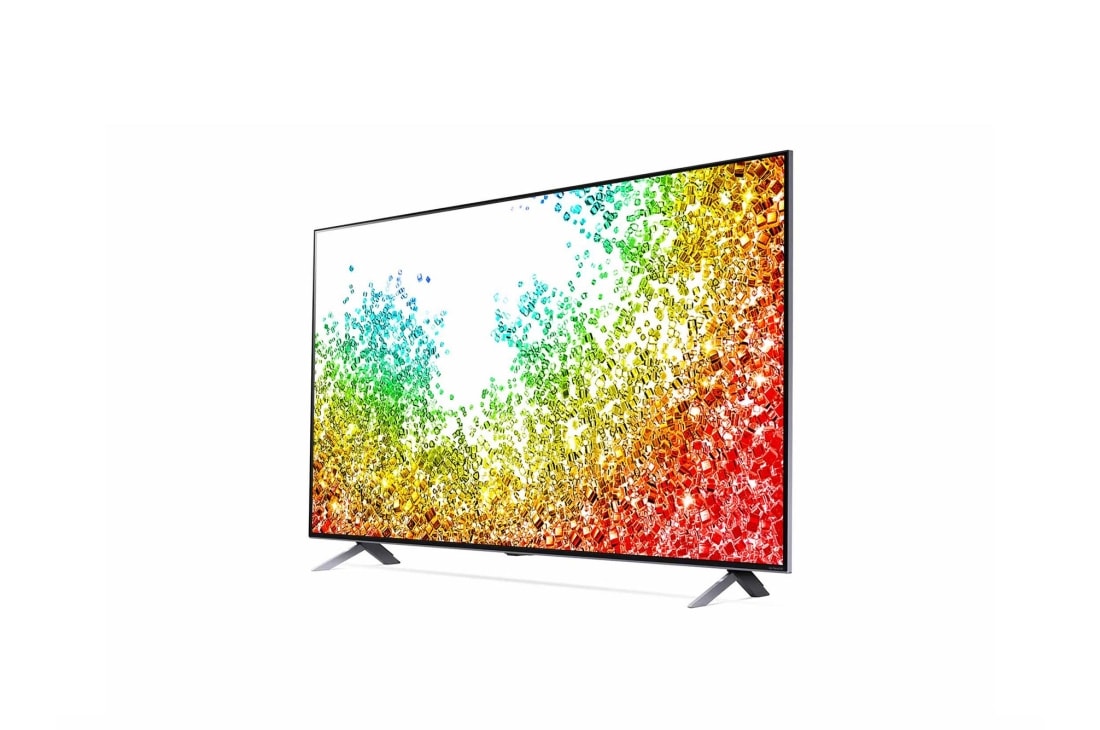 LG 8K NanoCell телевизор 55'' LG 55NANO956PA, вид под углом 30 градусов с изображением на экране, 55NANO956PA, thumbnail 3
