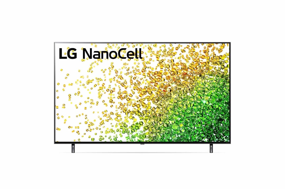 LG 4K NanoCell телевизор 65'' LG 65NANO856PA, Вид телевизора LG NanoCell спереди, 65NANO856PA