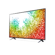 LG 8K NanoCell телевизор 65'' LG 65NANO956PA, вид под углом 30 градусов с изображением на экране, 65NANO956PA, thumbnail 3