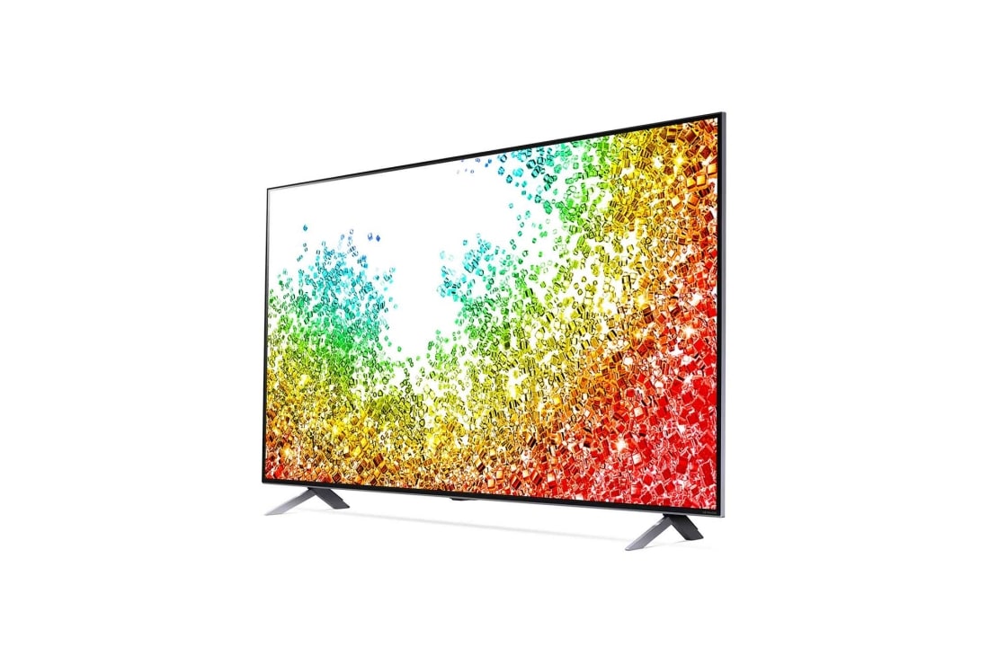 LG 8K NanoCell телевизор 65'' LG 65NANO956PA, вид под углом 30 градусов с изображением на экране, 65NANO956PA, thumbnail 3