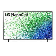 LG 4K NanoCell телевизор 75'' LG 75NANO806PA, Вид телевизора LG NanoCell спереди, 75NANO806PA, thumbnail 1