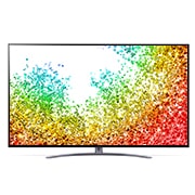 LG 8K NanoCell телевизор 65'' LG 65NANO966PA, вид спереди с изображением на экране, 65NANO966PA, thumbnail 2
