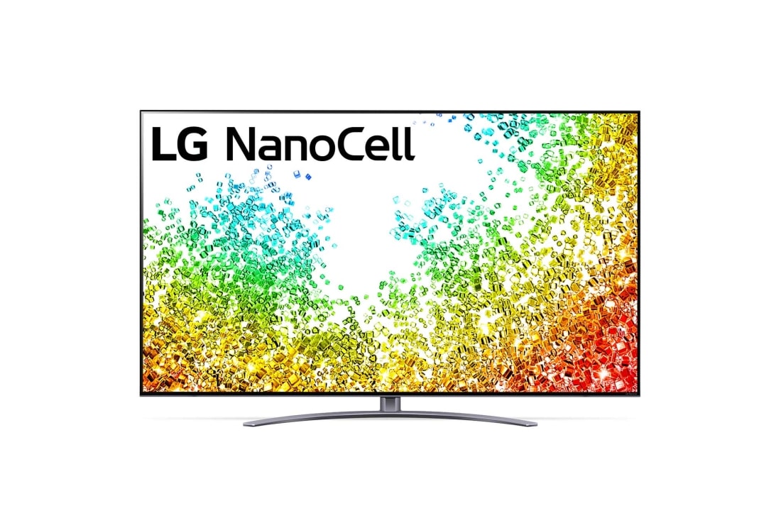 LG 8K NanoCell телевизор LG 65'', Вид телевизора LG NanoCell спереди, 65NANO966PA