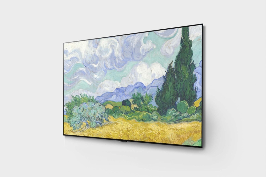LG 4K OLED телевизор 77'' LG OLED77G1RLA, top view, OLED77G1RLA, thumbnail 3