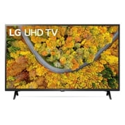 LG 4K UHD телевизор LG 43'', вид спереди с изображением на экране, 43UP76006LC, thumbnail 1