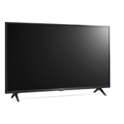 LG 4K UHD телевизор LG 43'', вид сбоку под углом 30 градусов, 43UP76006LC, thumbnail 7